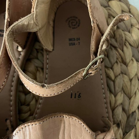 Morpho Butterfly Huaraches for Women size 7 Leather Handmade Mexico - Picture 2 of 8